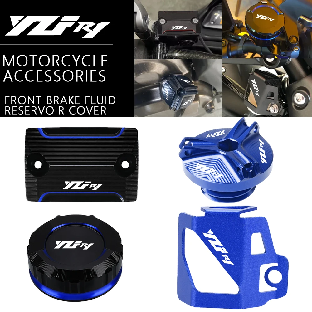 Motorcycle Front Rear Brake Fluid Reservoir Cover Engine Oil Cap For YAMAHA YZFR1 YZF R1 R1S R1M YZF-R1 2009-2024 2023 2022 2021
Motorcycle Front Rear Brake Fluid Reservoir Cover Engine Oil Cap For YAMAHA YZFR1 YZF R1 R1S R1M YZF-R1 2009-2024 2023 2022 2021