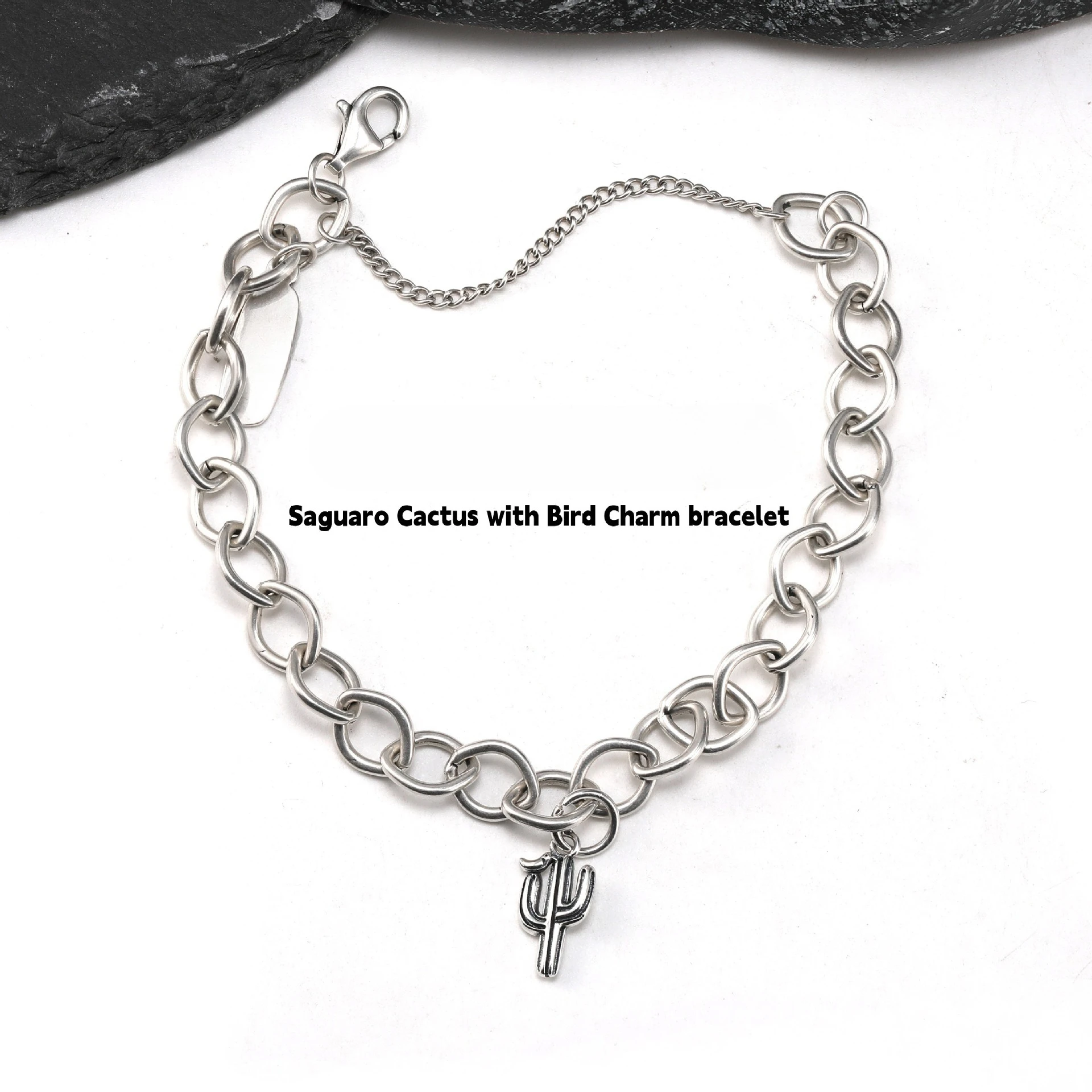 S925 Silver Saguaro Cactus With Bird Charm Bracelet, Fun Commemorative High Sense Fashion Jewelry 2026
S925 Silver Saguaro Cactus With Bird Charm Bracelet, Fun Commemorative High Sense Fashion Jewelry 2026