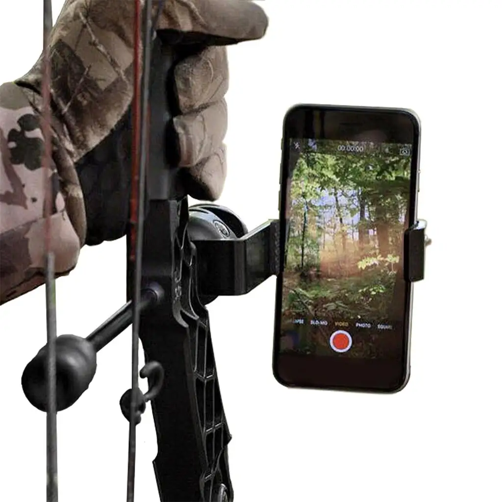 Mobilephone Bow Camera Holder Adjustable Arrow Clip Compatible with Compound Bow for Outdoor Video Recording
Mobilephone Bow Camera Holder Adjustable Arrow Clip Compatible with Compound Bow for Outdoor Video Recording