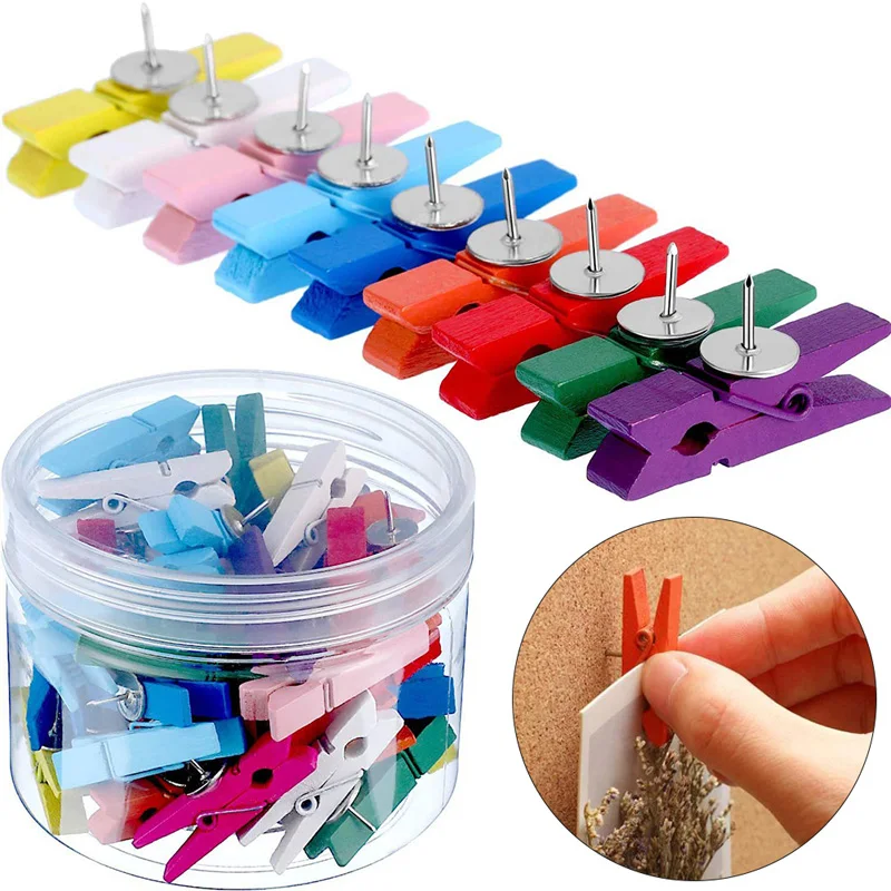 20Pcs/Box Office & School Stationery Pins Durable Wooden Clip Push Pins Decorative Binder Thumb Tacks For Cork Blackboard
20Pcs/Box Office & School Stationery Pins Durable Wooden Clip Push Pins Decorative Binder Thumb Tacks For Cork Blackboard