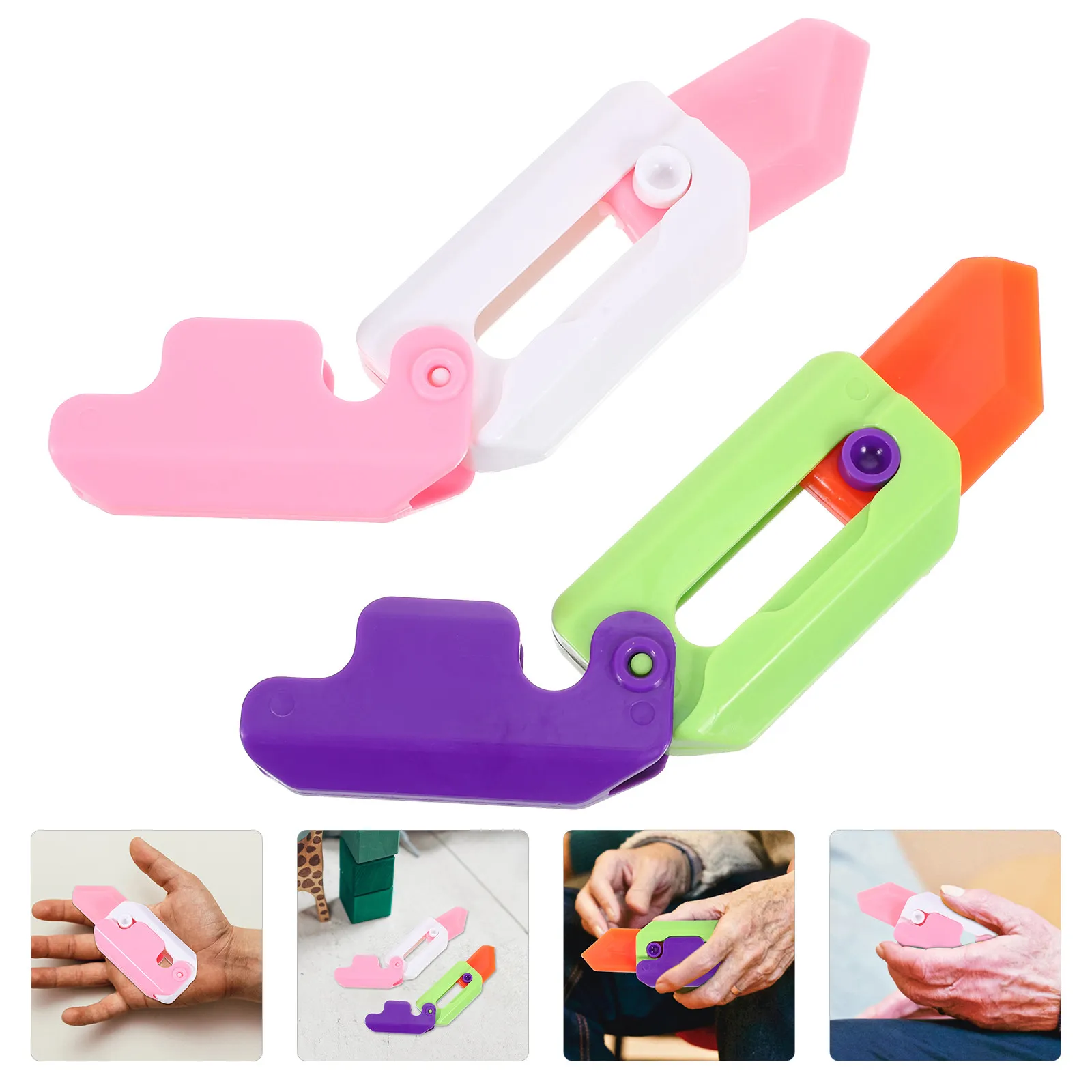 2 Pcs Carrot Shaped Toy Stress-relieving Articulated Fidget Printed Toys Cylinder Flexible
2 Pcs Carrot Shaped Toy Stress-relieving Articulated Fidget Printed Toys Cylinder Flexible
