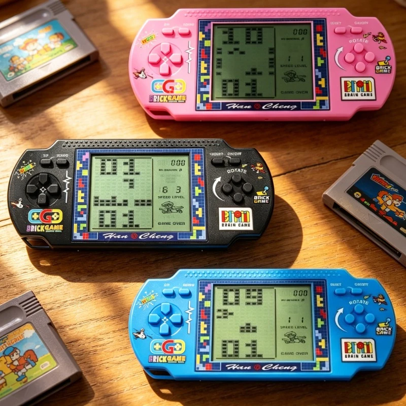 Classic Tetris Handheld Game Console Large Screen Retro Nostalgic Electronic Game Toy Portable Kids Gaming Console Gift
Classic Tetris Handheld Game Console Large Screen Retro Nostalgic Electronic Game Toy Portable Kids Gaming Console Gift