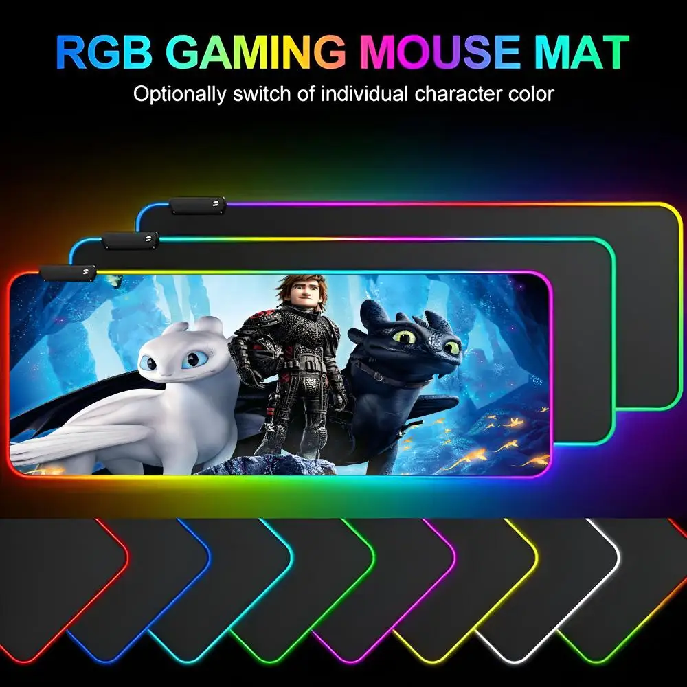 How to Train Your Dragon Mouse Pad Mousepad Rgb mouse pad Mouse Pad Gaming Backlight Pc Accessories Gamer Keyboard Backlit Mat
How to Train Your Dragon Mouse Pad Mousepad Rgb mouse pad Mouse Pad Gaming Backlight Pc Accessories Gamer Keyboard Backlit Mat
