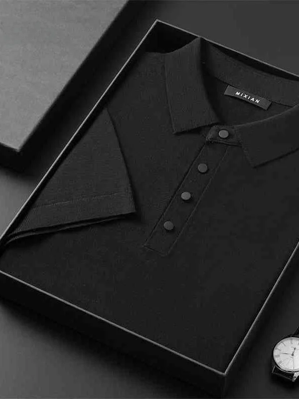 Thin Short Sleeve Shirt Men's 100% Pure Wool Knitted Sweater Business Casual Style Autumn Spring New Arrival
Thin Short Sleeve Shirt Men's 100% Pure Wool Knitted Sweater Business Casual Style Autumn Spring New Arrival