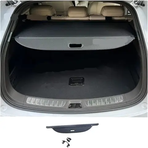 Couverture de coffre arrière de voiture pour BYD sealion 6 7 2024 – 2025, organisateur de couverture de rideau de coffre, rangement de toile, accessoires automobiles