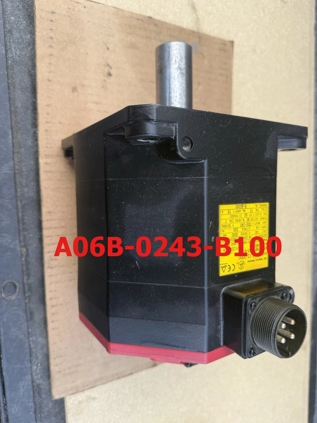 Используется для серводвигателя Fanuc A06B-0243-B100 A06B-0243-B100
Используется для серводвигателя Fanuc A06B-0243-B100 A06B-0243-B100