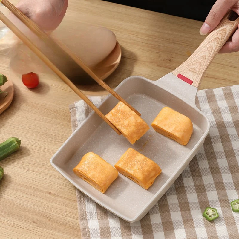 Stone Non Stick Tamagoyaki Breakfast Pan Mini Egg Frying Pan Multi Purpose Fast Heat Conduction Easy Clean for Kitchen Home
Stone Non Stick Tamagoyaki Breakfast Pan Mini Egg Frying Pan Multi Purpose Fast Heat Conduction Easy Clean for Kitchen Home