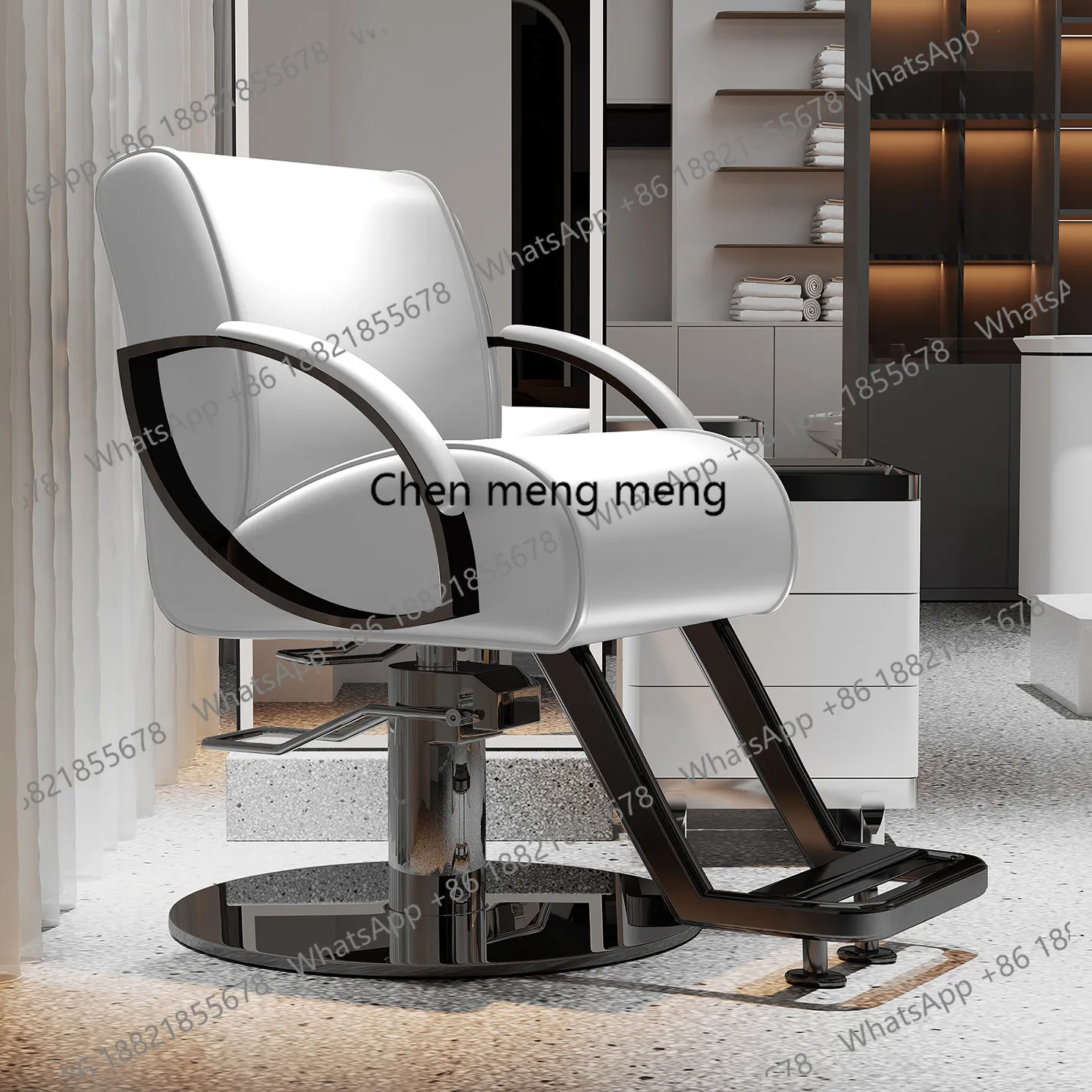 Hair salon & barber shop: styling chair cushions, perm & dyeing area, barber shop swivel lift chair
Hair salon & barber shop: styling chair cushions, perm & dyeing area, barber shop swivel lift chair