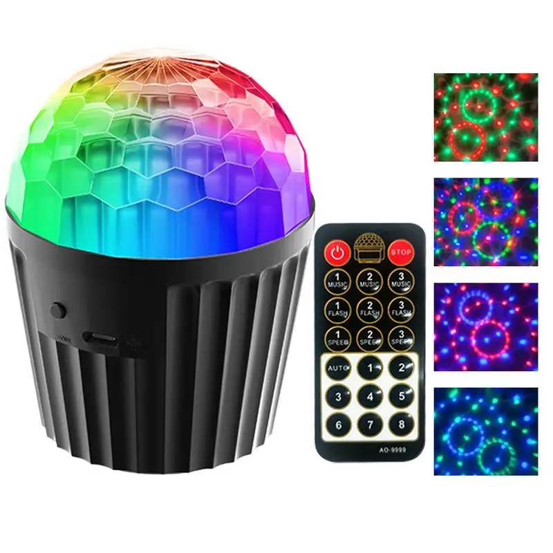 Remote Control Party Lights Crystal Magic Ball Lamp Disco Ambient Lamp for Home Room Show Club Dance Floor Lighting Device
Remote Control Party Lights Crystal Magic Ball Lamp Disco Ambient Lamp for Home Room Show Club Dance Floor Lighting Device
