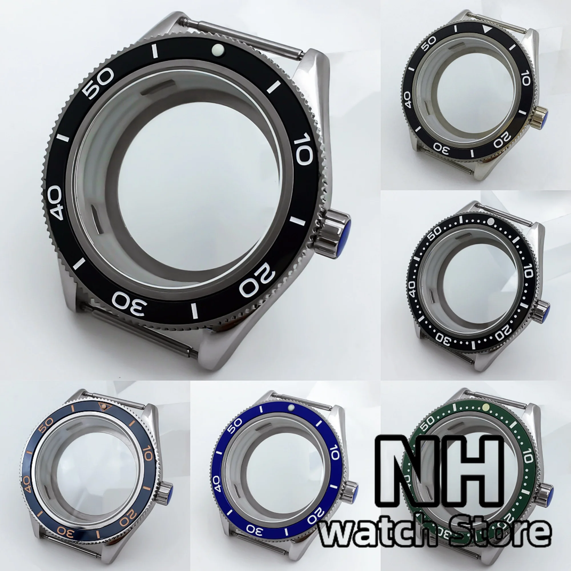 41mm NH35 Watch Case Stainless Case Ceramic Bezel inserted Sapphire Glass Fit NH34 NH35 NH36 ETA2824 PT5000 Movement
41mm NH35 Watch Case Stainless Case Ceramic Bezel inserted Sapphire Glass Fit NH34 NH35 NH36 ETA2824 PT5000 Movement