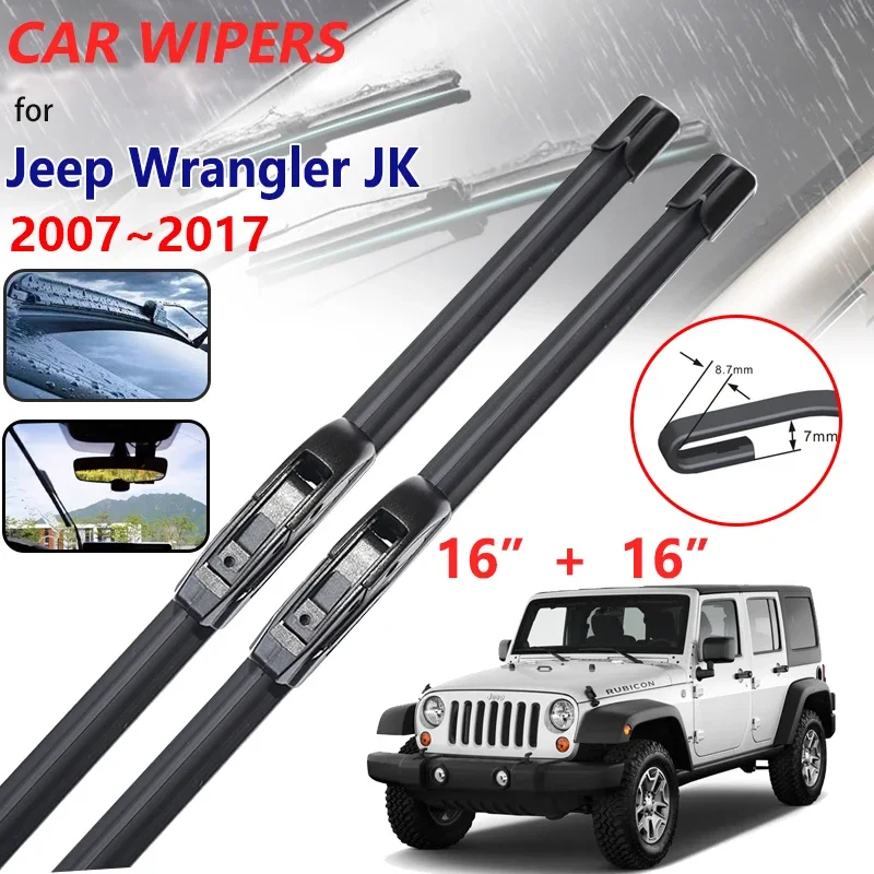 For Jeep Wrangler JK Accessories 2007 J8 TJL-J8 2010~2018 Car Wiper Blade Cutter Boneless Frameless Windscreen Windshield Rubber
For Jeep Wrangler JK Accessories 2007 J8 TJL-J8 2010~2018 Car Wiper Blade Cutter Boneless Frameless Windscreen Windshield Rubber