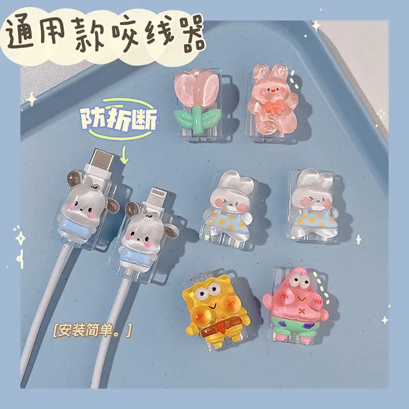 Sanrio Anime Kawaii Pochacco Data Cable Protective Cover Cute Cinnamoroll Charger Apple Fast Charging Cable Lovely Gift for Girl
Sanrio Anime Kawaii Pochacco Data Cable Protective Cover Cute Cinnamoroll Charger Apple Fast Charging Cable Lovely Gift for Girl