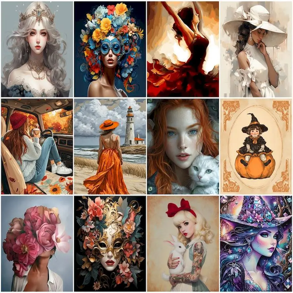 RUOPOTY Oil Painting By Numbers Adult Coloring Drawing By Numbers On Canvas Acrylic Paints Women girls Oil Art Diy Set Wall Art
RUOPOTY Oil Painting By Numbers Adult Coloring Drawing By Numbers On Canvas Acrylic Paints Women girls Oil Art Diy Set Wall Art