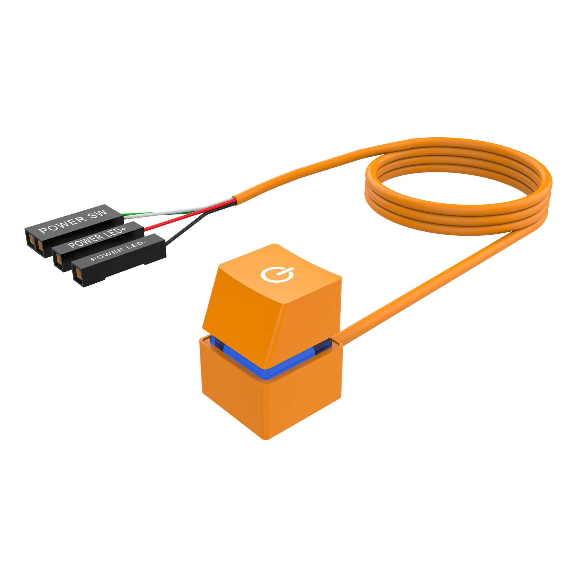 Colorful LED Light Desktop Switch PC Motherboard Power Button with 2m Extension Cable External Switch Button Extension Cable
Colorful LED Light Desktop Switch PC Motherboard Power Button with 2m Extension Cable External Switch Button Extension Cable