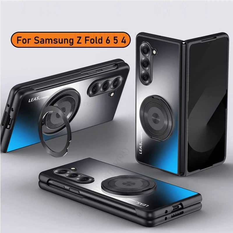 For Samsung Galaxy Z Fold6 5G Magnetic Ring Stand Kickstand Case For Samsung Z Fold5 6 4 3 Invisible Bracket Hard PC Matte Cover
For Samsung Galaxy Z Fold6 5G Magnetic Ring Stand Kickstand Case For Samsung Z Fold5 6 4 3 Invisible Bracket Hard PC Matte Cover