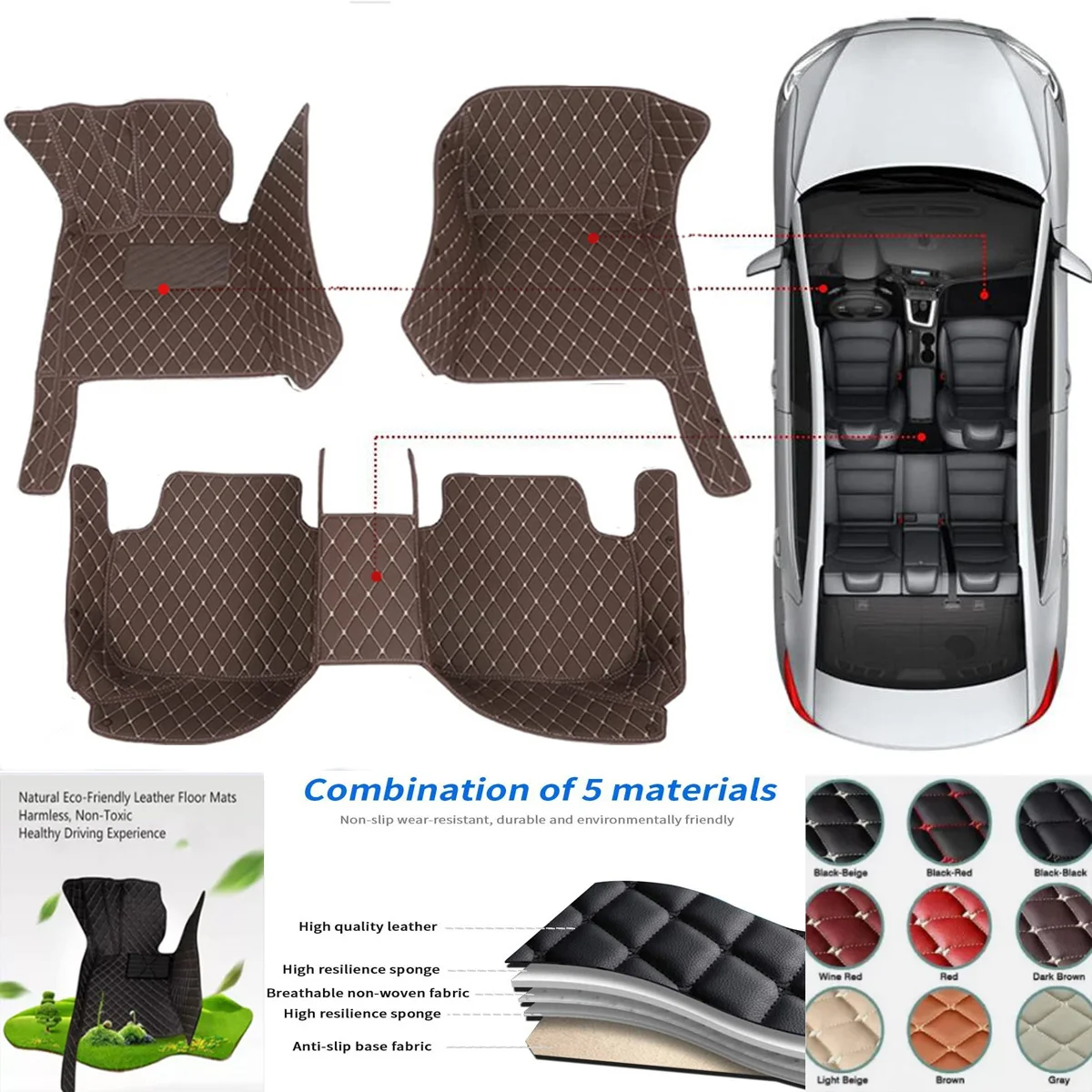 Custom Car Floor Mats For Suzuki Grand Vitara 2005-2022 Years Carpets Foot Coche Accessories Waterproof Leather Floor Liners
Custom Car Floor Mats For Suzuki Grand Vitara 2005-2022 Years Carpets Foot Coche Accessories Waterproof Leather Floor Liners