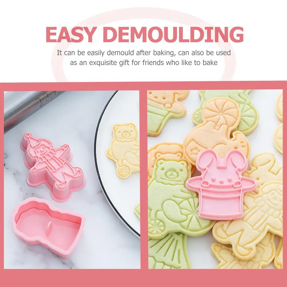 6 Pcs Cookie Biscuit Mold Plastic Small Cute DIY Supplies Christmas Theme Candy Molds Smooth Safety Kids Family Baking
6 Pcs Cookie Biscuit Mold Plastic Small Cute DIY Supplies Christmas Theme Candy Molds Smooth Safety Kids Family Baking