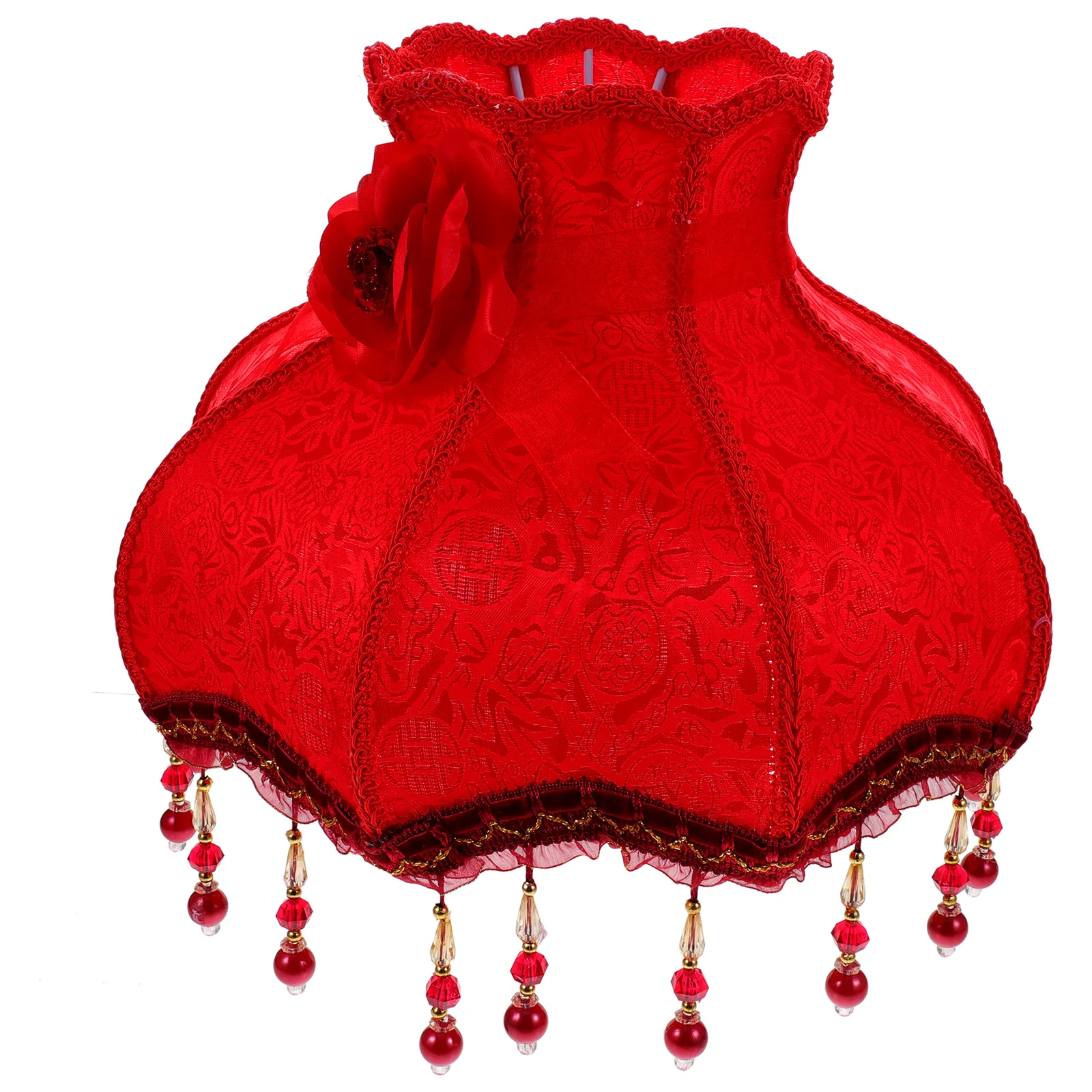 Vintage Lampshade Large Scallop Dome Fabric Beads Flowers Table Desk Bedside Lamps Shade Replacement Lighting Accessories
Vintage Lampshade Large Scallop Dome Fabric Beads Flowers Table Desk Bedside Lamps Shade Replacement Lighting Accessories