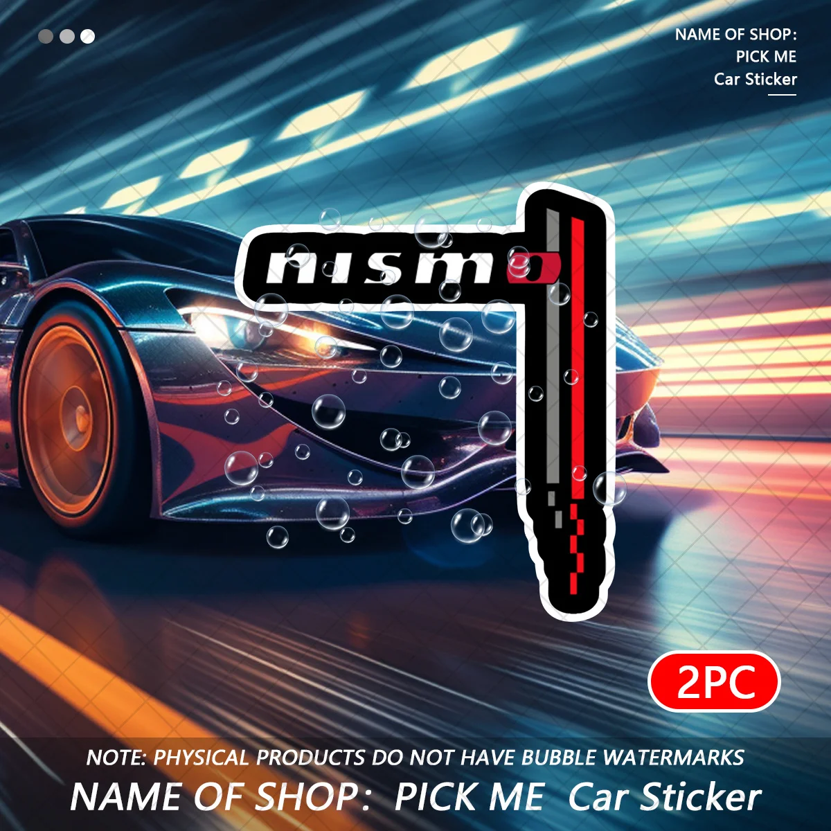 2PCS/SET Bold "Nismo" Racing Logo Decal Pack, Perfect for Backpacks, Skateboards, Phone Cases & Racing - Lover Gifts
2PCS/SET Bold "Nismo" Racing Logo Decal Pack, Perfect for Backpacks, Skateboards, Phone Cases & Racing - Lover Gifts