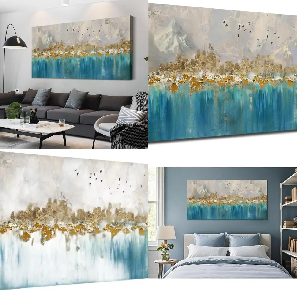 Настенное искусство с ручной росписью «Золотая гора» — текстурированный абстрактный холст для мужской комнаты, 40x20
Настенное искусство с ручной росписью «Золотая гора» — текстурированный абстрактный холст для мужской комнаты, 40x20