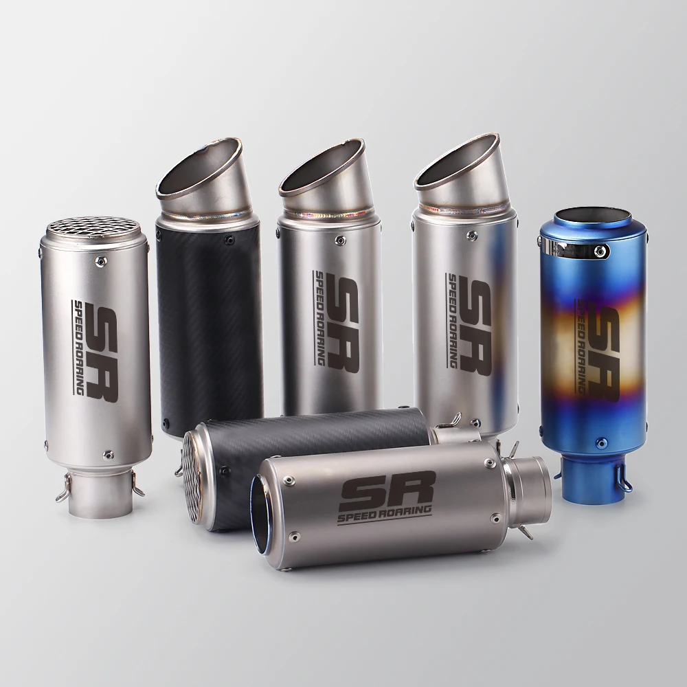 51mm 60mm Universal Motorcycle Exhaust Muffler Silencer Steel with DB Killer-project Z800 900 Z1000 CBR600 S1000RR MT07 MT09
51mm 60mm Universal Motorcycle Exhaust Muffler Silencer Steel with DB Killer-project Z800 900 Z1000 CBR600 S1000RR MT07 MT09