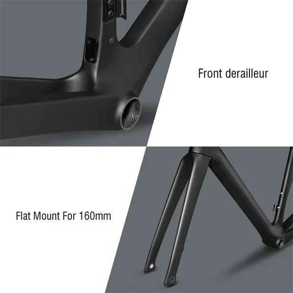 2022 Aero 700C Intergrated Stem All Internal Cables Carbon Road Bike Frame Disc Brake
2022 Aero 700C Intergrated Stem All Internal Cables Carbon Road Bike Frame Disc Brake