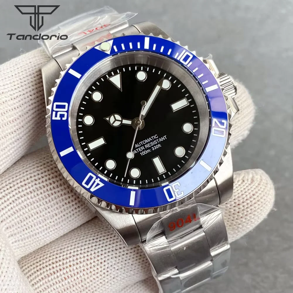 Tandorio 40mm Blue Green Red Black Dive Bezel Retro Black Dial Miyota 8215 Mechanical Men Watch 20ATM Luminous Sapphire Glass
Tandorio 40mm Blue Green Red Black Dive Bezel Retro Black Dial Miyota 8215 Mechanical Men Watch 20ATM Luminous Sapphire Glass