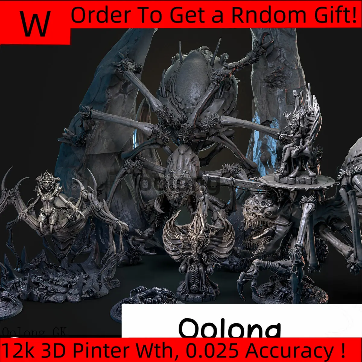 Miniature Resin Model Spider Lord Queen Throne Little Spider Nest DND Board Game Chess Model Unpainted
Miniature Resin Model Spider Lord Queen Throne Little Spider Nest DND Board Game Chess Model Unpainted