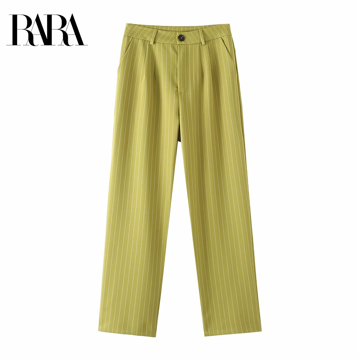 RARA Women's Casual Commuting - style Bright - colored Striped Straight - leg Trousers Stylish and Practical
RARA Women's Casual Commuting - style Bright - colored Striped Straight - leg Trousers Stylish and Practical