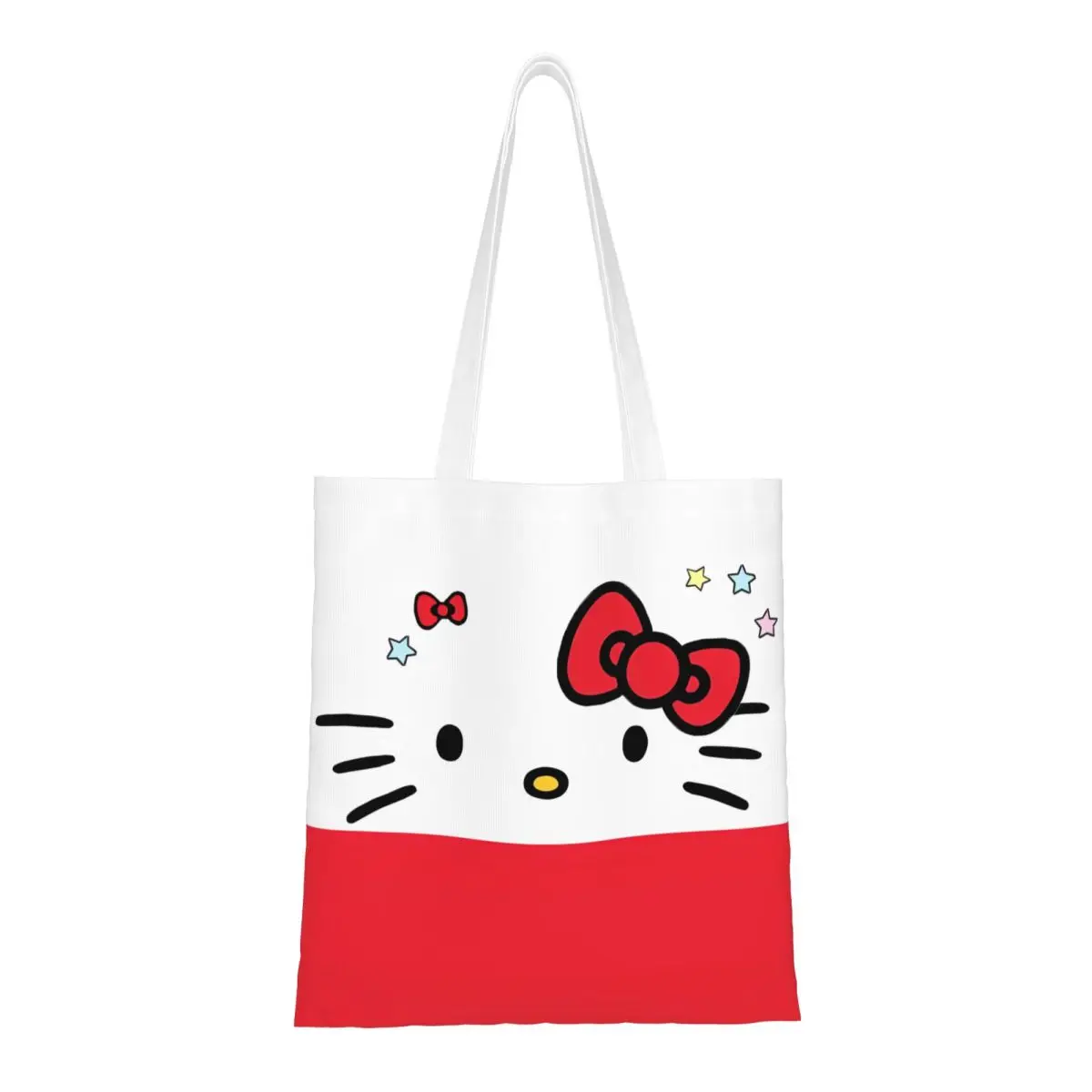 Hello Kitty Canvas Tote Bag Trendy Large Capacity Grocery Bag for Women Travel Bags
Hello Kitty Canvas Tote Bag Trendy Large Capacity Grocery Bag for Women Travel Bags