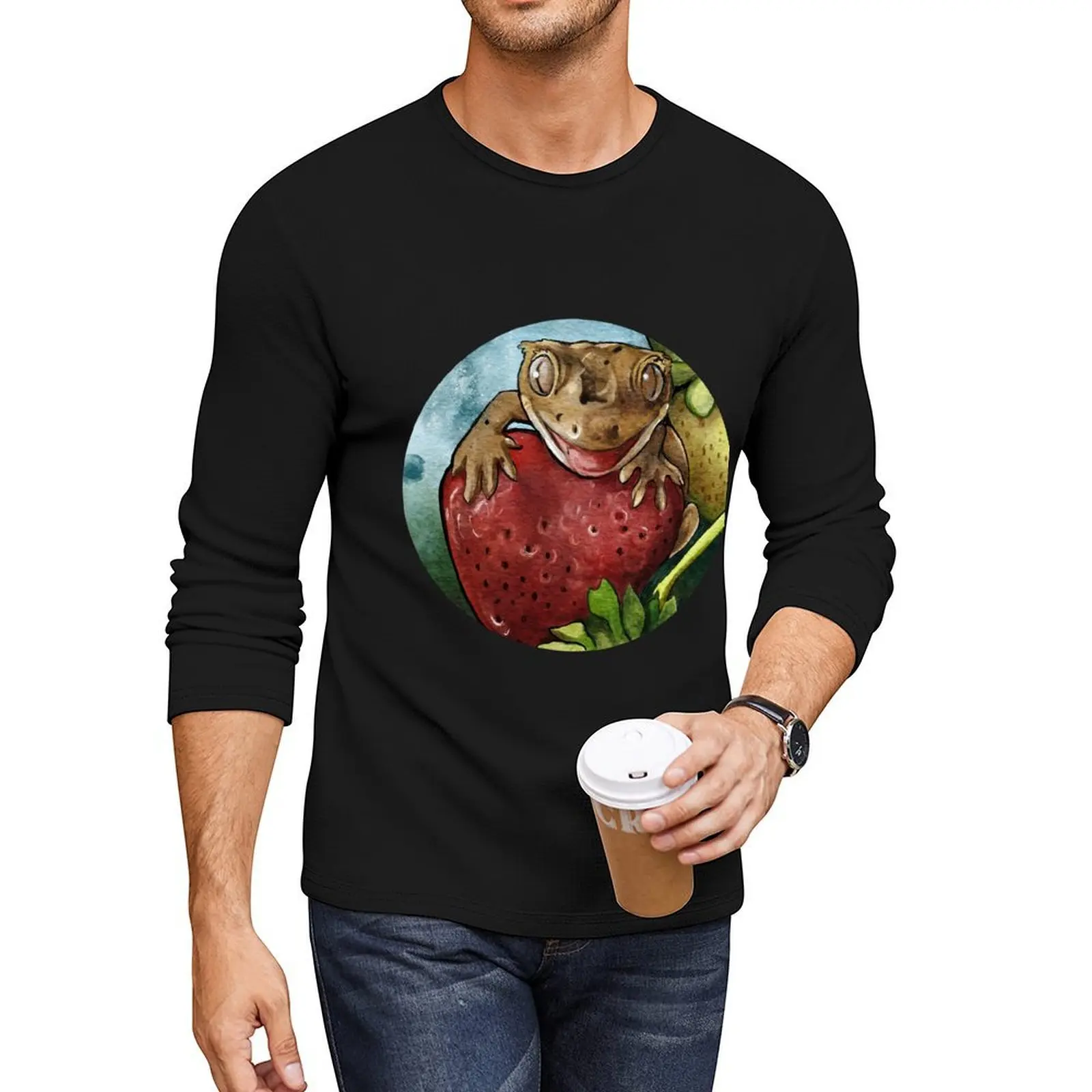 Crested Gecko on Strawberry Reptile Food Art Long T-Shirt hippie clothes Blouse heavyweight t shirts black t shirt men t shirts
Crested Gecko on Strawberry Reptile Food Art Long T-Shirt hippie clothes Blouse heavyweight t shirts black t shirt men t shirts