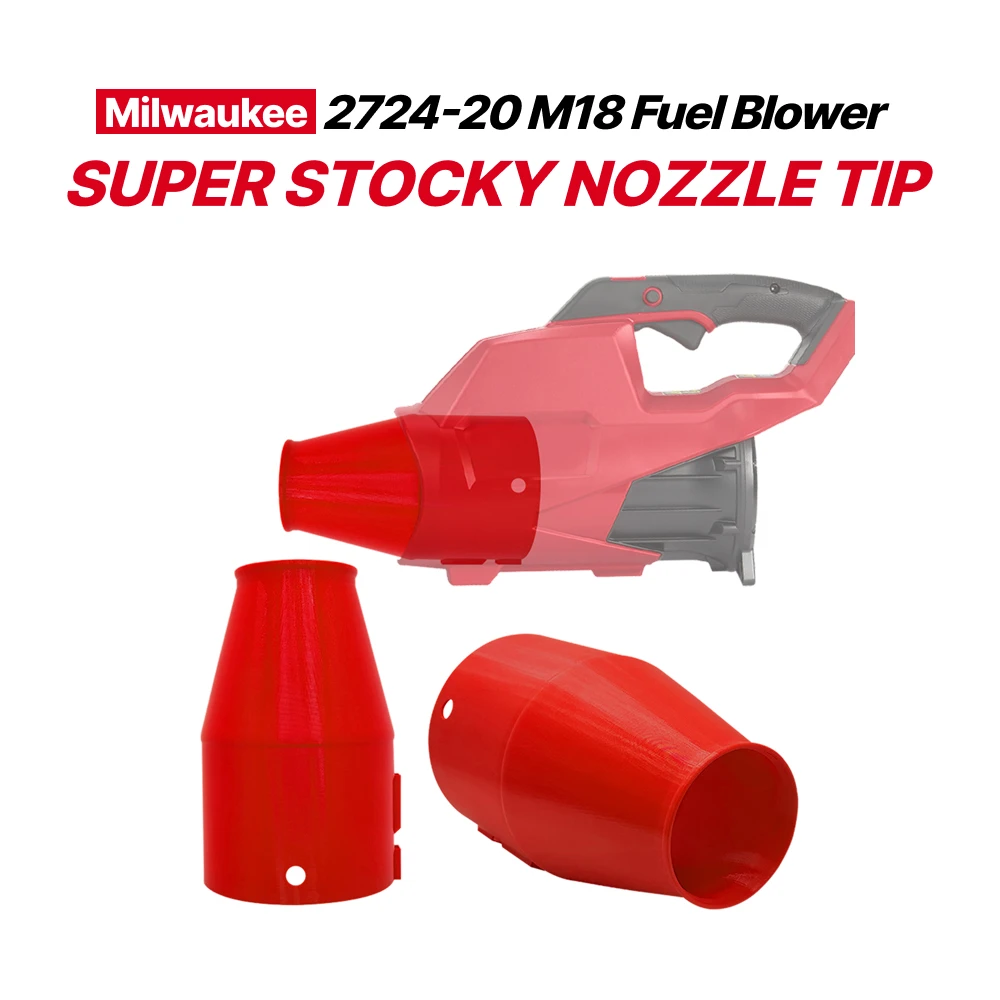 compatoble to Milwaukee 2724-20 M18 Fuel Blower Super Stocky Nozzle Tip
compatoble to Milwaukee 2724-20 M18 Fuel Blower Super Stocky Nozzle Tip