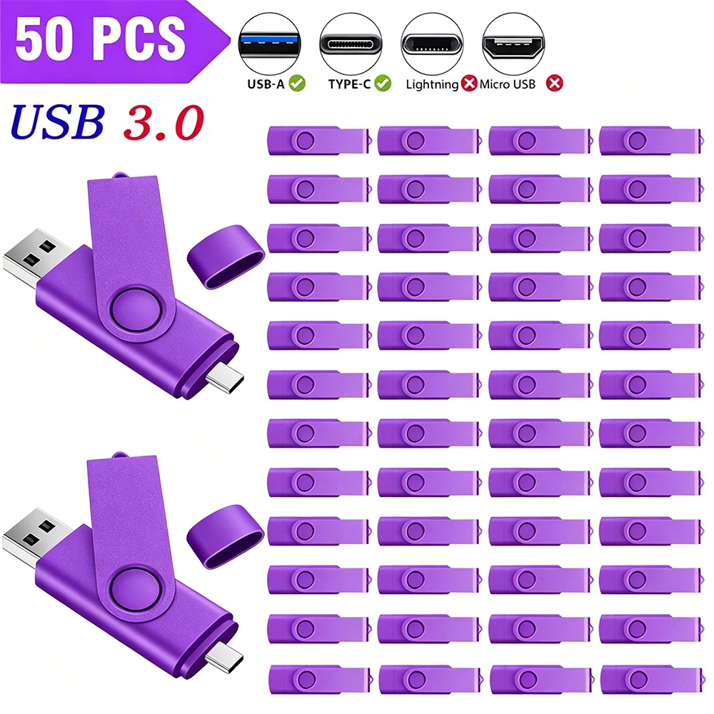 50PCS/LOT TYPE-C USB3.0 Free Custom Logo USB Flash Drive 128GB 64GB Pendrive 1GB 2GB 512MB Memory Stick for Laptop Business Gift
50PCS/LOT TYPE-C USB3.0 Free Custom Logo USB Flash Drive 128GB 64GB Pendrive 1GB 2GB 512MB Memory Stick for Laptop Business Gift