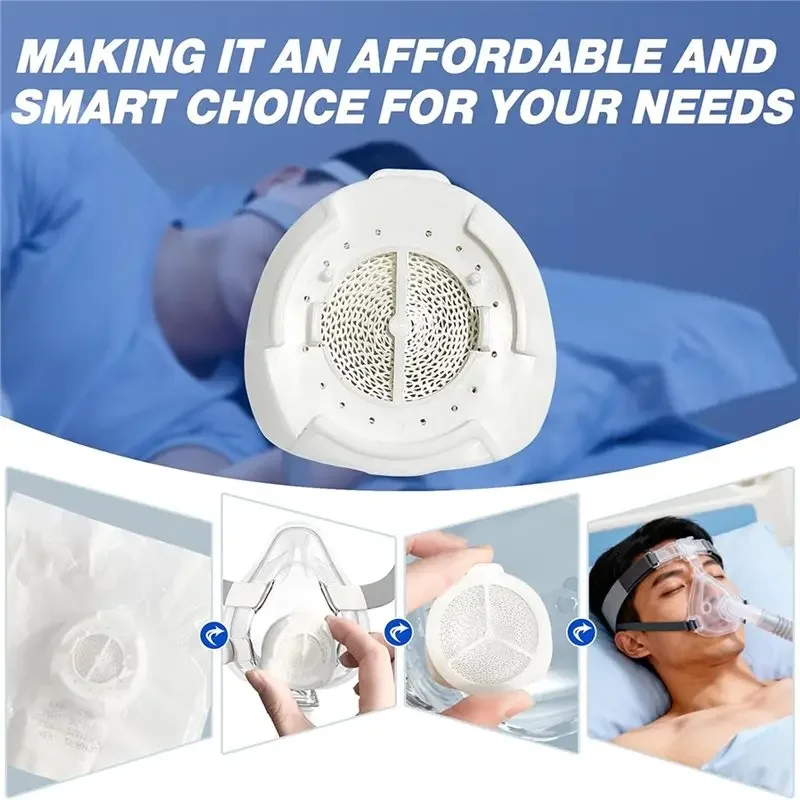 Waterless Humidifier Filter for HUMIDX F20, Replacement HME Cartridge for AirFit/AirTouch F20, CPAP Replacement Humidifiers
Waterless Humidifier Filter for HUMIDX F20, Replacement HME Cartridge for AirFit/AirTouch F20, CPAP Replacement Humidifiers