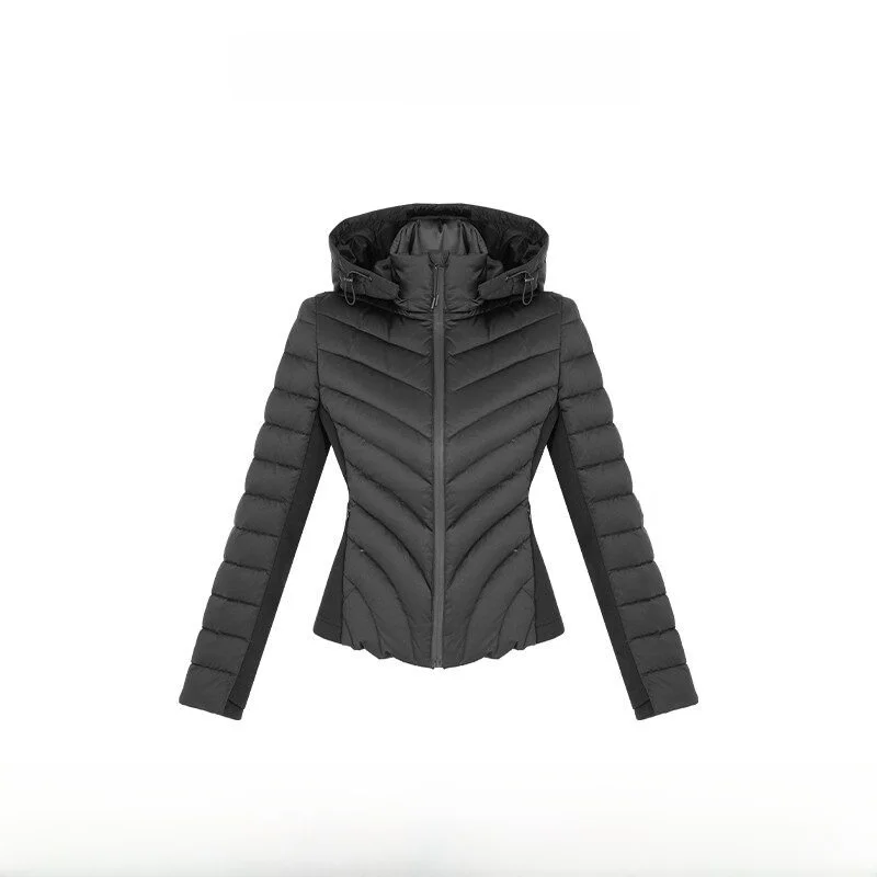 Wilren Goose down Jaet Autumn Winter Thiened Fibone Pattern Hooded Rib Bone Sle Casual Slim Fit High Waist Zipper
Wilren Goose down Jaet Autumn Winter Thiened Fibone Pattern Hooded Rib Bone Sle Casual Slim Fit High Waist Zipper