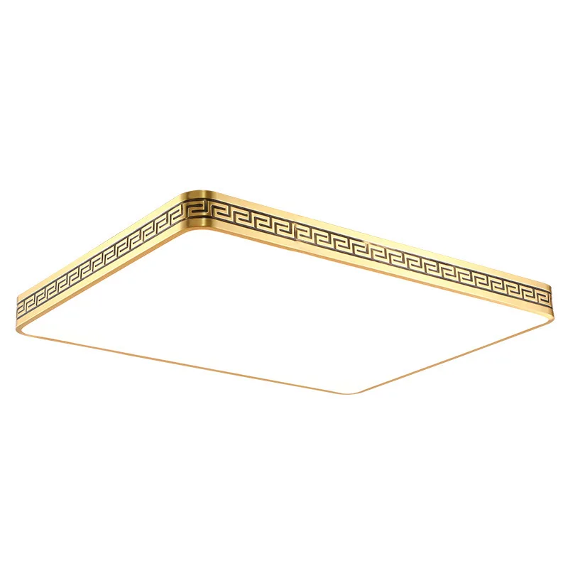 New Chinese-style all-copper frame ceiling light square living room bedroom dining room villa
New Chinese-style all-copper frame ceiling light square living room bedroom dining room villa