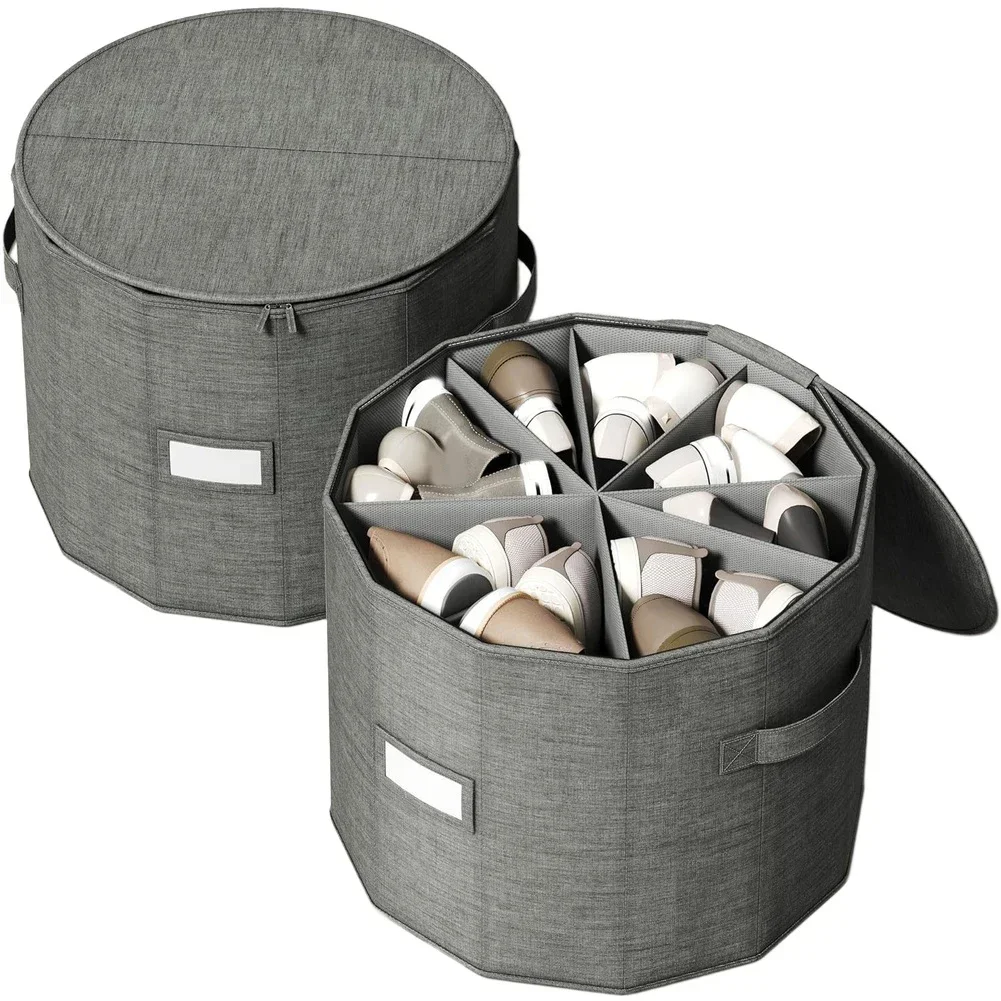 1PC Wardrobe Shoe Storage Rack 45*32cm Round Shoe Organizer For Closet,Cylindrical Shoes Storage Organizer With Dividers
1PC Wardrobe Shoe Storage Rack 45*32cm Round Shoe Organizer For Closet,Cylindrical Shoes Storage Organizer With Dividers