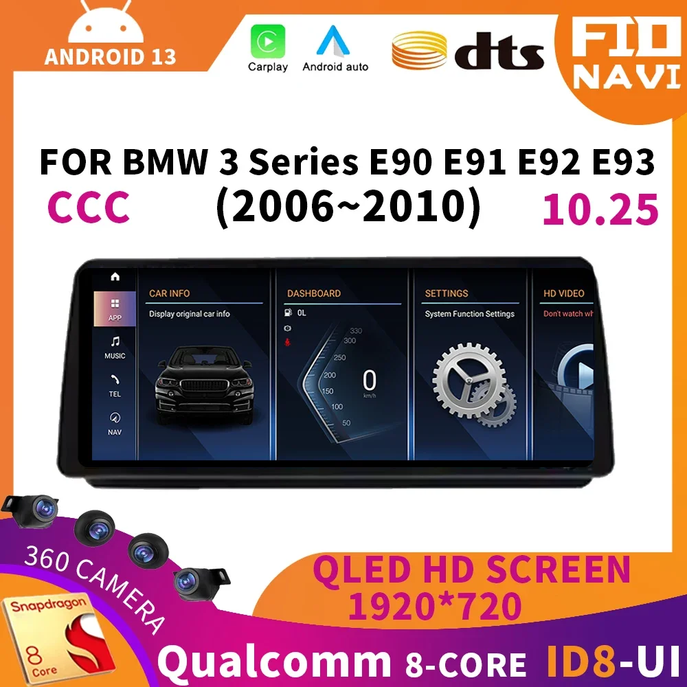 FIO10.25” Android 13 For BMW 3 Series E90 E91 E92 E93 Car CCC Radio Stereo Player GPS Navigation Multimedia Video Touch Screen Q
FIO10.25” Android 13 For BMW 3 Series E90 E91 E92 E93 Car CCC Radio Stereo Player GPS Navigation Multimedia Video Touch Screen Q