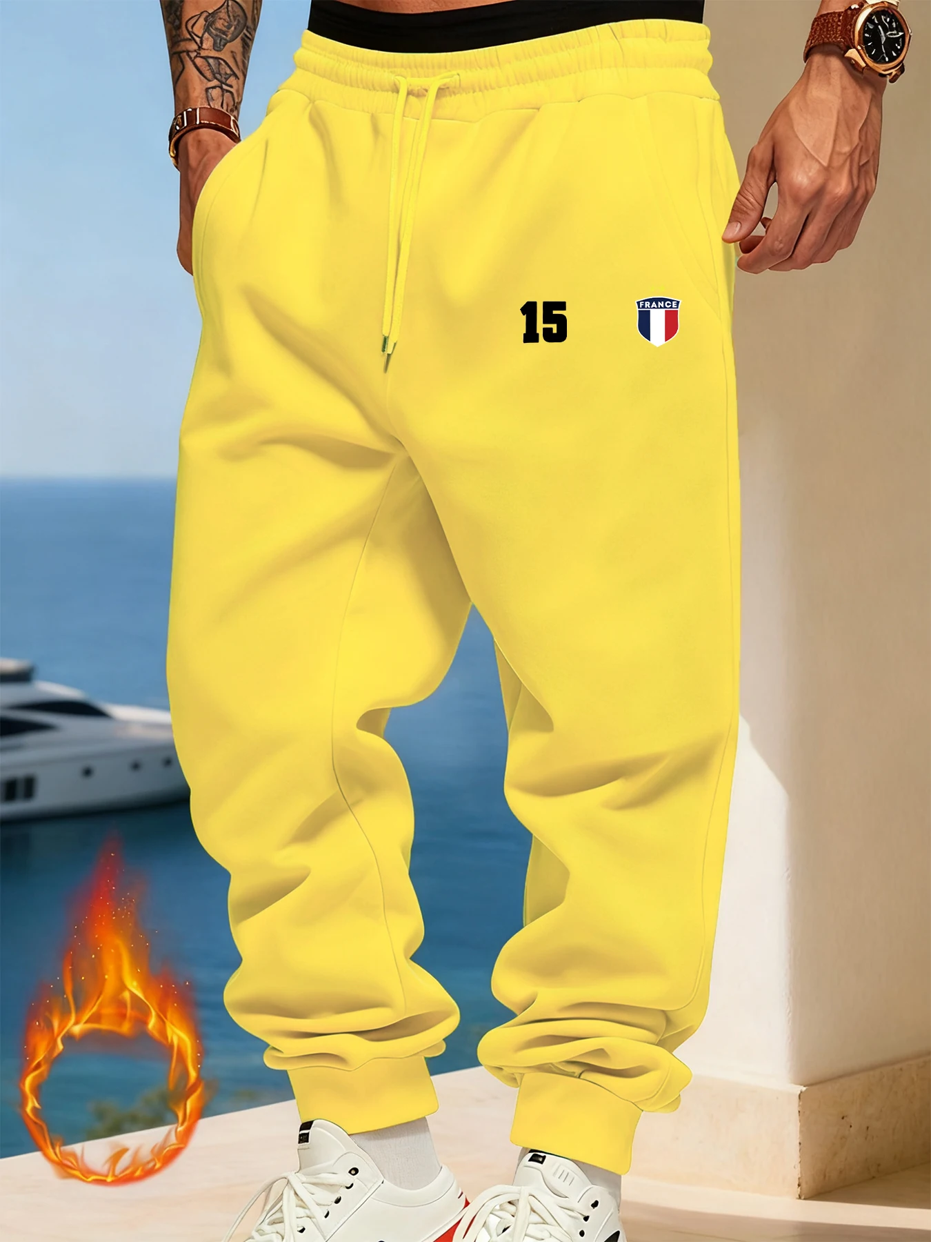 Number 15 France Prints Autumn Man Sweatpants Pocket Hip Hop Trousers Comfortable Multicolor Pants Y2K Fleece All-Match Pant
Number 15 France Prints Autumn Man Sweatpants Pocket Hip Hop Trousers Comfortable Multicolor Pants Y2K Fleece All-Match Pant
