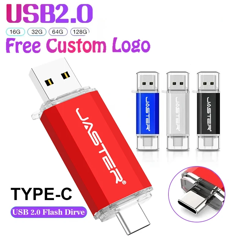 Type C USB Flash Drive OTG 2 IN 1 USB 2.0 Micro USB Pen Drive 128GB 64GB 32GB 16GB 8GB 4GB Pendrive Flash Drive
Type C USB Flash Drive OTG 2 IN 1 USB 2.0 Micro USB Pen Drive 128GB 64GB 32GB 16GB 8GB 4GB Pendrive Flash Drive