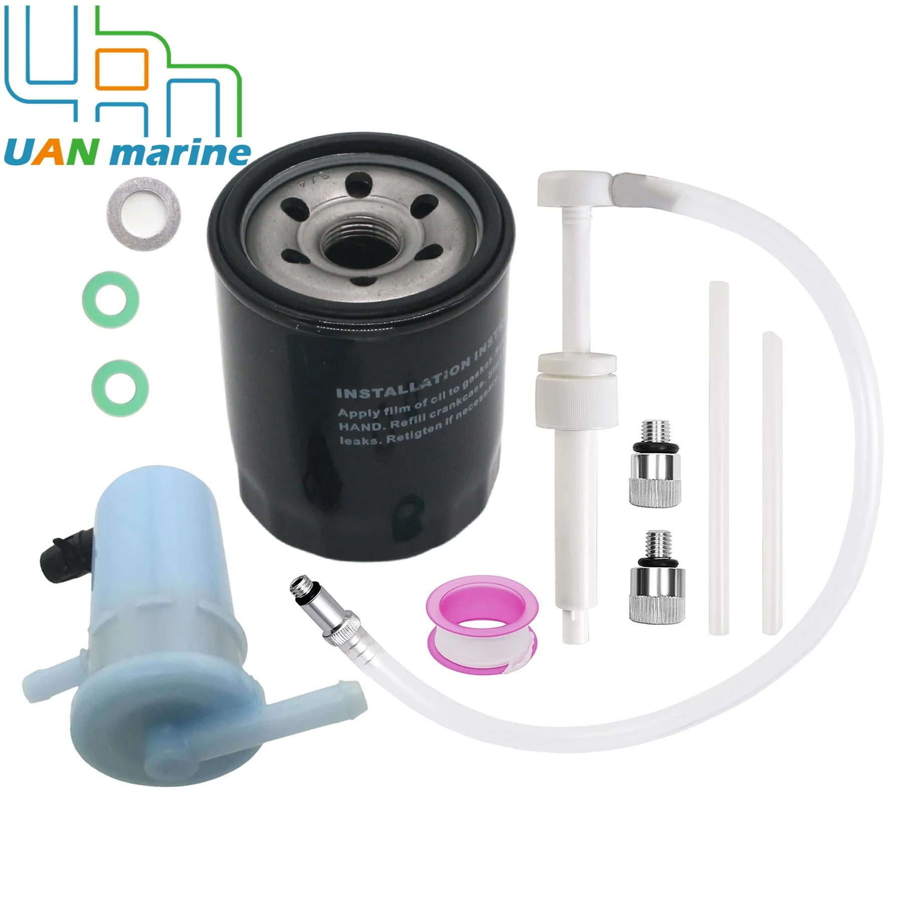 Fits for Suzuki Marine DF 150 175 HP Outboard Motors Oil Filter & Fuel Filter 16510-61A30 15410-96J00 100 Hour Maintenance Kit
Fits for Suzuki Marine DF 150 175 HP Outboard Motors Oil Filter & Fuel Filter 16510-61A30 15410-96J00 100 Hour Maintenance Kit