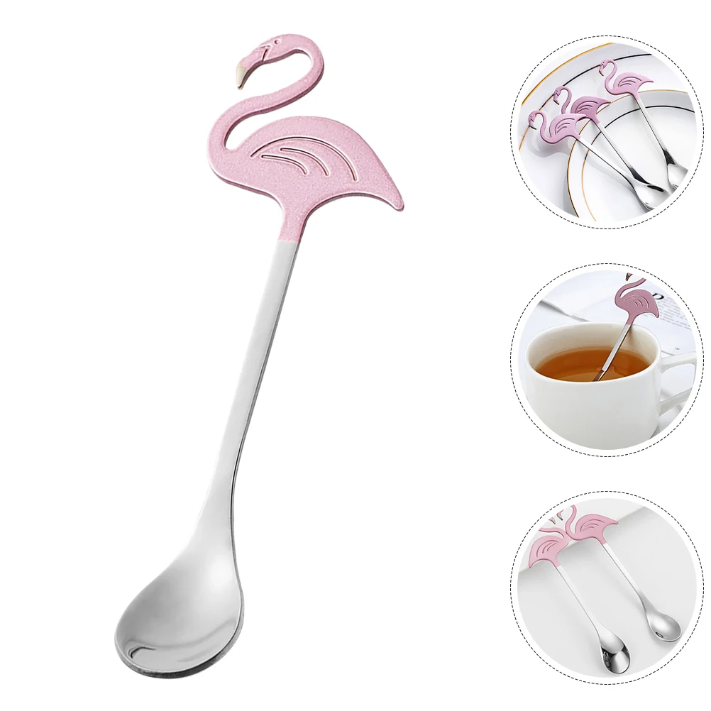 6 Pcs Flamingo Dessert Spoon Pink 304 Stainless Tea Ice Cream Spoon Versatile Stirring Unique Design
6 Pcs Flamingo Dessert Spoon Pink 304 Stainless Tea Ice Cream Spoon Versatile Stirring Unique Design