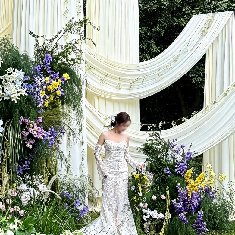 5m Light Cream Apricot Milk Silk Cloth Drape Elastic Backdrop for Wedding Engagement Baby Full Year Banquet draping Decoration
5m Light Cream Apricot Milk Silk Cloth Drape Elastic Backdrop for Wedding Engagement Baby Full Year Banquet draping Decoration
