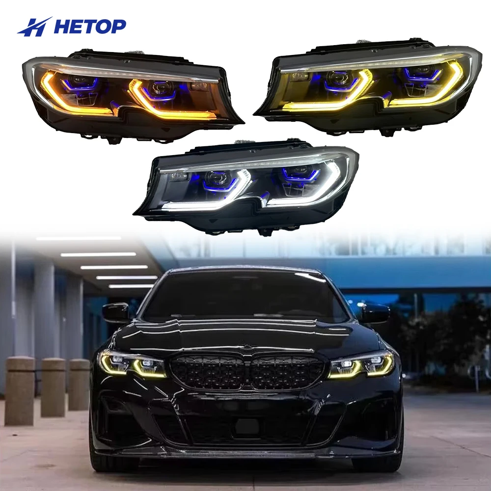 HETOP G20 Headlights 2019-2022 Triple Color G28 Auto Parts 3 Series Yellow White Amber DRL Switch Turn Signal Lamps for BMW
HETOP G20 Headlights 2019-2022 Triple Color G28 Auto Parts 3 Series Yellow White Amber DRL Switch Turn Signal Lamps for BMW