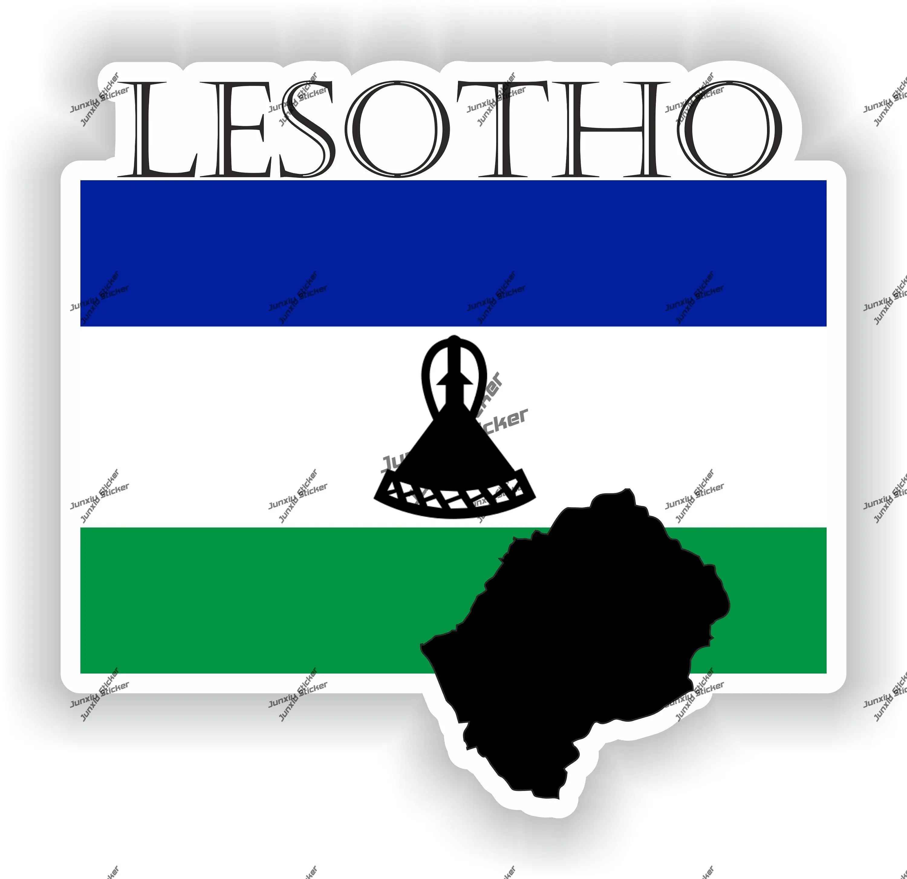 Lesotho Sticker Coat of Arms of Lesotho Flag with Graphical Outline Waterproof Decal Decor for SUV Window Car The Whole Body
Lesotho Sticker Coat of Arms of Lesotho Flag with Graphical Outline Waterproof Decal Decor for SUV Window Car The Whole Body