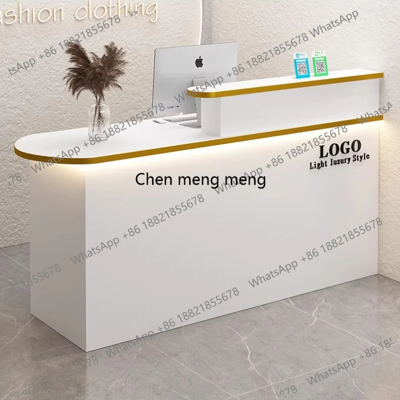 Sales Shop Reception Desk Luxury Medical Modern Store Reception Desk Cashier Business Supermarket Muebles Commercial Furniture
Sales Shop Reception Desk Luxury Medical Modern Store Reception Desk Cashier Business Supermarket Muebles Commercial Furniture