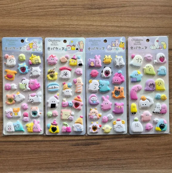 2026 4-Piece Adorable Plushy 3D Bubble EVA Stickers with Diamonds - Ghost Animal Kids' Reusable Adhesive Stickers for Backpacks
2026 4-Piece Adorable Plushy 3D Bubble EVA Stickers with Diamonds - Ghost Animal Kids' Reusable Adhesive Stickers for Backpacks
