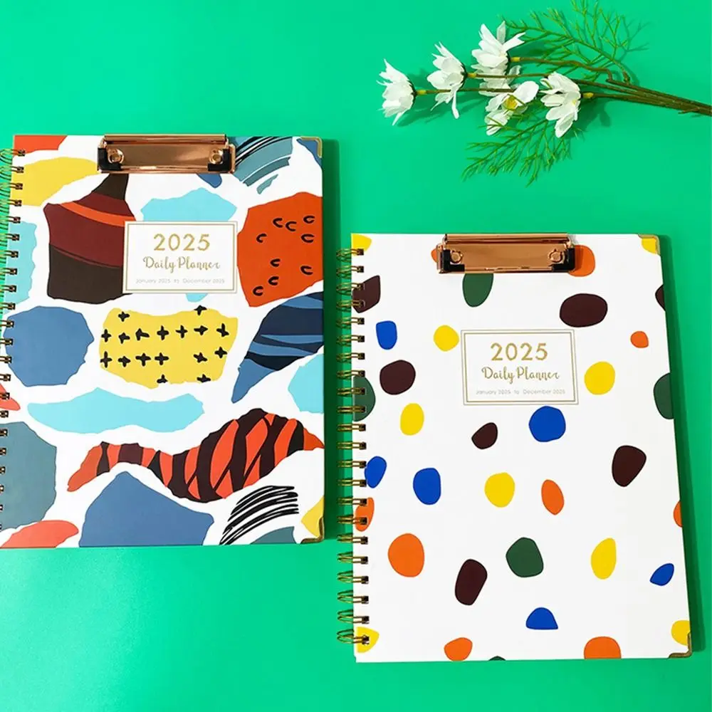 With Plate Clamp 2025 English Agenda Book Monthly Calendar Daily Planner A4 Schedules Calendar Notepad To Do List
With Plate Clamp 2025 English Agenda Book Monthly Calendar Daily Planner A4 Schedules Calendar Notepad To Do List