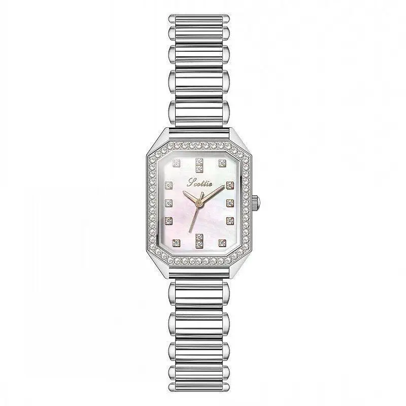 New SquareWomen'S Watch WithExquisite Stainless Steel StrapA Luxurious Small Square WatchA High-EndCarefully Selected Timepiece.
New SquareWomen'S Watch WithExquisite Stainless Steel StrapA Luxurious Small Square WatchA High-EndCarefully Selected Timepiece.
