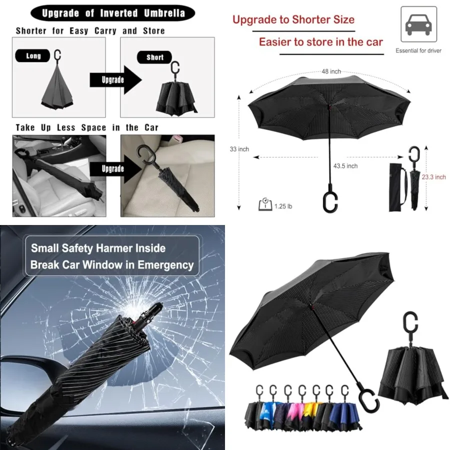 Umbrella Windproof Compact Travel Umbrella Auto Open Close for Rain
Umbrella Windproof Compact Travel Umbrella Auto Open Close for Rain